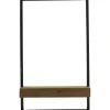 Outlet Wandplank Pardal hout metaal 50x30 cm bruin Wandplanken