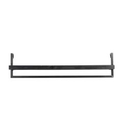 Best Wandplank Pardal hout metaal 24x100 cm zwart Wandplanken