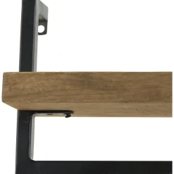 New Wandplank Pardal hout metaal 24x100 cm bruin Wandplanken